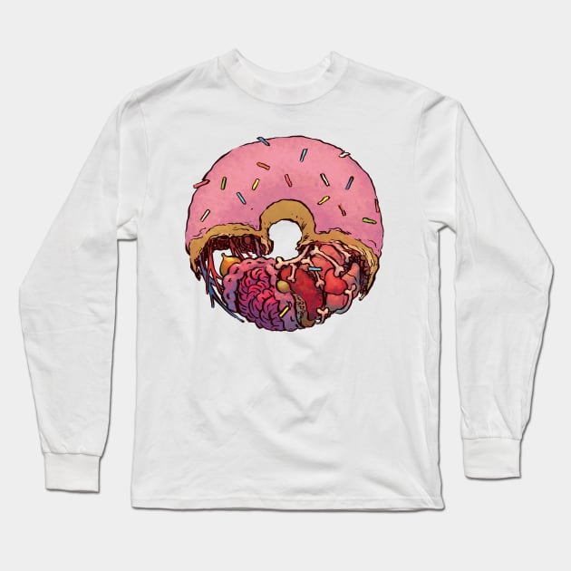 The REAL Anatomical Donut Long Sleeve T-Shirt by jesse.lonergan